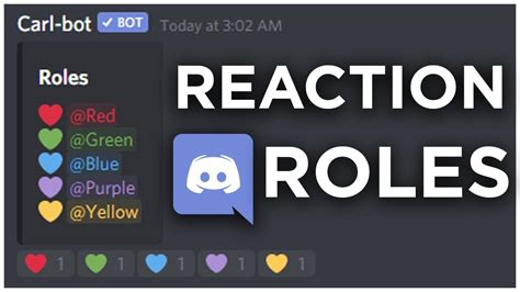 reaction role bot